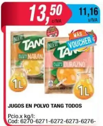 Maxiconsumo Tang Jugos En Polvo Todos oferta
