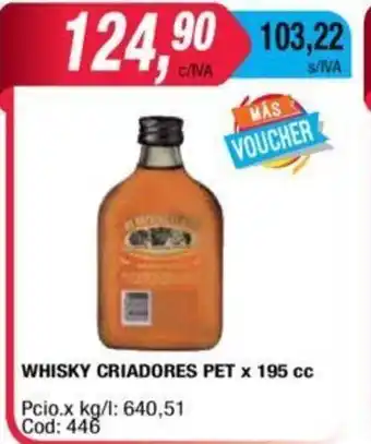 Criadores Whisky Pet. x195cc