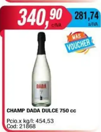 Maxiconsumo Dada Champ Dulce 750cc oferta
