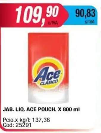 Maxiconsumo Ace Pouch Jab Liq. x 800ml oferta