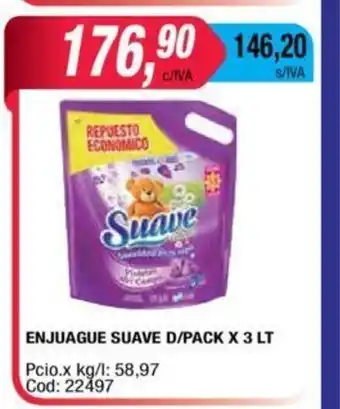 Maxiconsumo Suave Enjuague D/Pack x 3Lt oferta