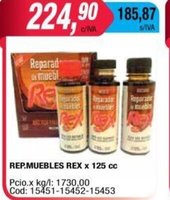 Muebles Rep.Rex x 125cc