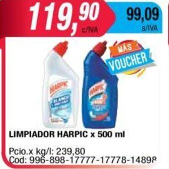 Maxiconsumo Harpic Limpiador x 500ml oferta