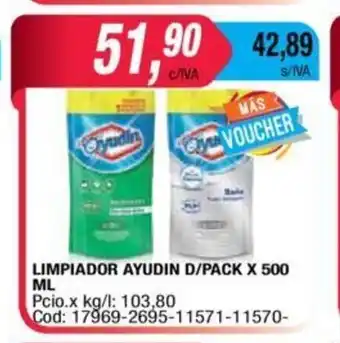 Maxiconsumo Ayudin Limpiador D/Pack x 500ml oferta