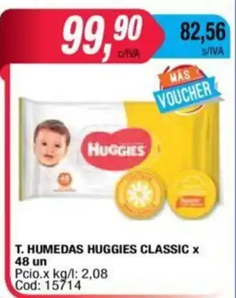 Maxiconsumo Huggies T. Humedas Classic x 48un oferta