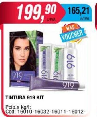 Maxiconsumo 919 Tintura Kit oferta