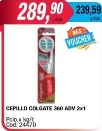 Maxiconsumo Colgate Cepill 360 Adv 2x1 oferta
