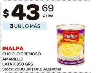 Carrefour Maxi Inalpa Choclo Cremoso Amarillo Lata 350grs oferta