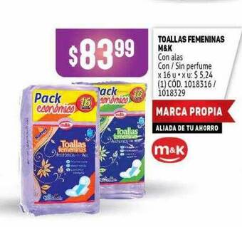 Makro Toallas Femeninas M&k oferta