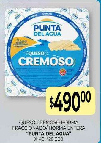 La Anonima Queso Cremoso Horma Fraccionado Horma Entera oferta