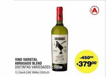 Atomo Conviene Vino Varietal Abrasado Blend Distintas Variedades x 750cc oferta