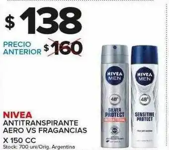 Carrefour Maxi Nivea Antitranspirante Aero V S Fragancias x 150 cc oferta