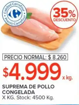 Carrefour SUPREMA DE POLLO CONGELADA oferta