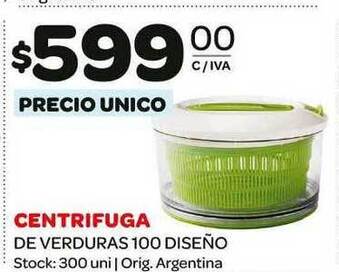 Carrefour Maxi Centrifuga De Verduras 100 Diseño oferta
