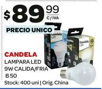 Carrefour Maxi Candela Lampara Led 9w Calida Fria B50 oferta