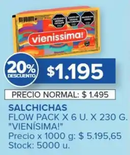 Carrefour SALCHICHAS oferta