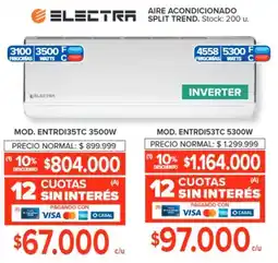 Carrefour ELECTRA AIRE ACONDICIONADO SPLIT TREND oferta