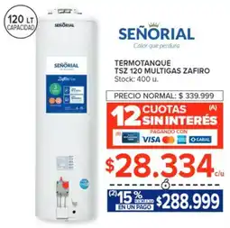 Carrefour SEÑORIAL TERMOTANQUE oferta