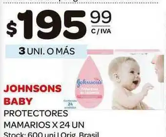 Carrefour Maxi Johnsons Baby Protectores Mamarios 24 Un oferta