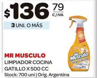 Carrefour Maxi Mr Musculo Limpiador Cocina Gatillo 500cc oferta