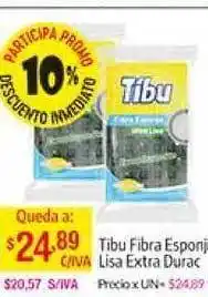 Tibu Fibra Esponj Lisa Extra Durac