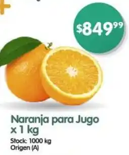 Supermercados Buenos Días Naranja para Jugo x1 kg oferta