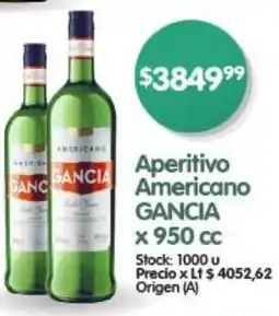 Supermercados Buenos Días Aperitivo Americano GANCIA x 950 cc oferta