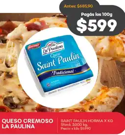 Supermercados Tadicor SAINT PAULIN HORMA X KG oferta
