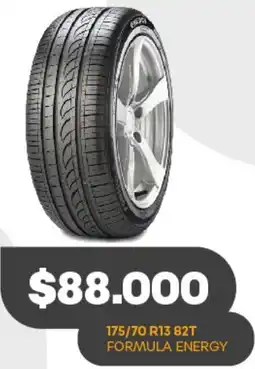 Supermercados Tadicor 175/70 R13 82T FORMULA ENERGY oferta