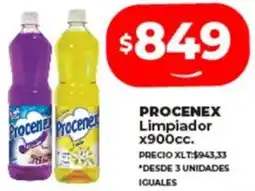 Supermayorista Vital PROCENEX Limpiador x 900cc oferta