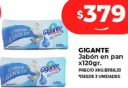 Supermayorista Vital GIGANTE Jabón en pan x120gr. oferta