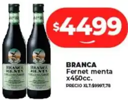 Supermayorista Vital BRANCA Fernet menta x450cc. oferta