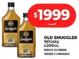 Supermayorista Vital OLD SMUGGLER Whisky x200cc. oferta