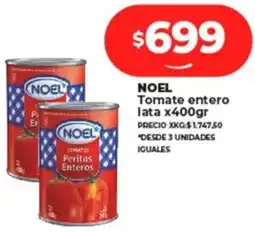 Supermayorista Vital NOEL Tomate entero lata x400gr oferta