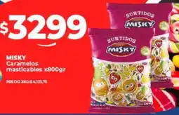 Supermayorista Vital MISKY Caramelos masticables x800gr oferta