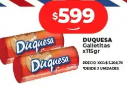 Supermayorista Vital DUQUESA Galletitas x115gr oferta