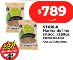 Supermayorista Vital STURLA Harina de lino s/tacc. x250gr oferta
