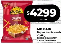 Supermayorista Vital MC CAIN Papas tradicionales x1,4kg. oferta