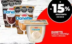 Supermayorista Vital DANETTE Postres x100/95gr. oferta