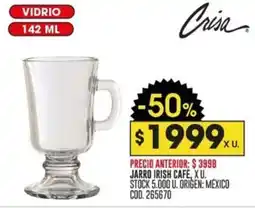 Coto JARRO IRISH CAFE, XU. oferta