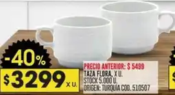 TAZA FLORA, XU.