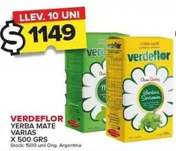 Carrefour Maxi Verdeflor - yerba mate oferta