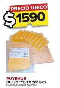 Carrefour Maxi Puyehué - queso tybo oferta