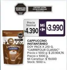 Carrefour Maxi Carrefour - cappuccino instantaneo oferta