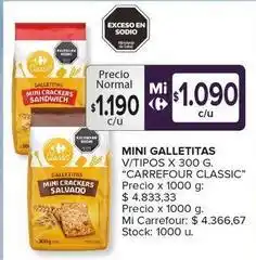 Carrefour Maxi Carrefour - mini galletitas oferta