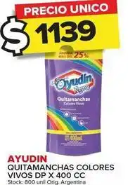 Carrefour Maxi Ayudin - quitamanchas colores vivos oferta