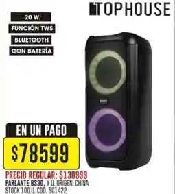Coto TOPHOUSE PARLANTE oferta