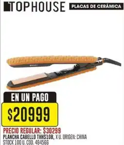 Coto TOPHOUSE PLANCHA CABELLO oferta