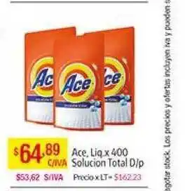 Medamax Ace. Liq.x 400 Solucion Total D-p oferta