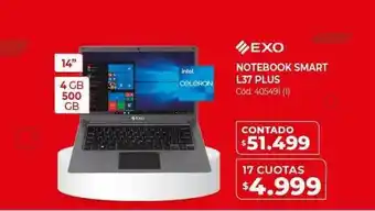Naldo Lombardi Notebook Smart L37 Plus Exo oferta
